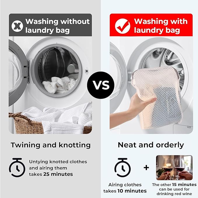 4 Pack Mesh Laundry Bag Mesh Laundry Bags Laundry - Image 6