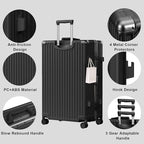 AnyZip Luggage Sets 2 Piece Aluminum Frame Carry On and Checked Suitcase PC ABS - Image 9