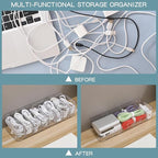 Yesesion Clear Plastic Cable Organizer Box - Image 4