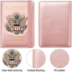 Passport Holder for Travel Passport Cover for Men Passport Wallet Case - Image 5