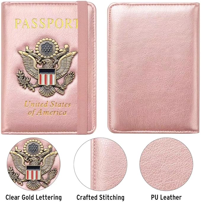 Passport Holder for Travel Passport Cover for Men Passport Wallet Case - Image 5