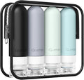 Quatish Travel Bottles for Toiletries, Original Patented Leak Proof Travel Size by Quatish