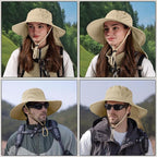 Sun Hats for Men Women, UPF50+ Protection Safari Hat, Wide Brim Fishing Hat - Image 5