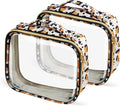 TSA Approved Travel Toiletry Bag, 2 Pack Clear Makeup Bags by FAYORORY