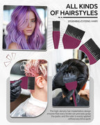 3 Pack Hair Color Brush Set - Professional Hair Dye Brush for Stylist, for Highlighting, Tint and Coloring Sections - Women Men Salon Use Home DIY Dyeing