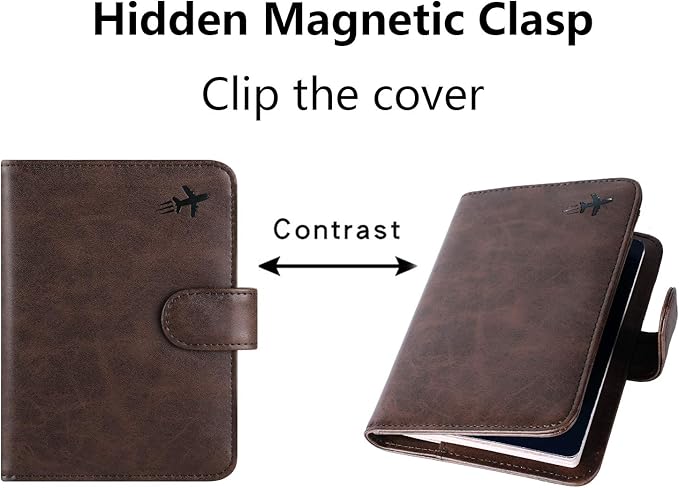 Passport Holder Cover Wallet RFID Blocking Leather Card Case Travel Accessories - Image 6