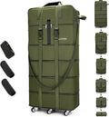 Expandable Foldable Luggage, Rolling Duffle Bag by Gloyuda