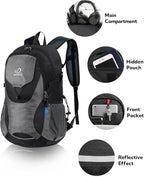 WATERFLY Lightweight Packable Hiking Backpack: 30L Foldable Travel Daypack - Image 3