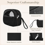 Clear Toiletry Bag, Travel Makeup Bag, Small Transparent Cosmetic Bag - Image 2
