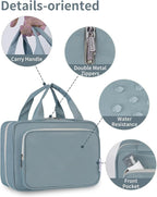 Travel Toiletry Bag for Women Large Hanging Makeup Bag Organizer Toiletries Bag - Image 8
