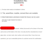Portable Alarm Door Stopper for Bottom of Door, 2025 New Door Stop Alarm Wedge - Image 7
