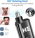 HIENA PRO Professional Cordless Hair Clipper for Men, Electric Foil Shavers and Beard Trimmers, Ear, Nose Hair Trimmer Set, Rechargeable Barber Kit and Hair Cutting Set, Facial Grooming Kit