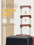 Luggage Sets 5 Piece, Suitcases - Image 2