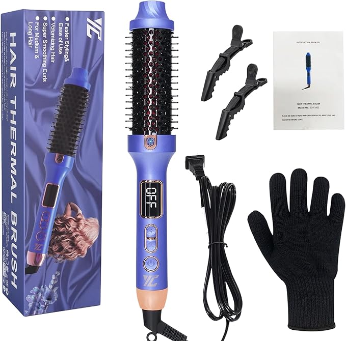 Upgraded Multi-Function Thermal Comb with Ion Infrared Technology 5 Adjustable Temperature Settings 30-Second Rapid Heating Effortlessly Create Salon-Quality Styles