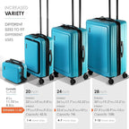 Hard Shell Luggage Sets with Spinner Wheels 4 Piece, Expandable Large Suitcases - Image 4