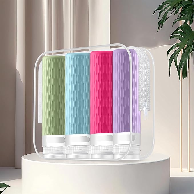 Travel Bottles for Toiletries, TSA Approved 3.4oz Travel Size Containers - Image 7