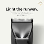 MANSCAPED® The Lawn Mower® 4.0, Electric Groin Hair Trimmer, Replaceable SkinSafe® Ceramic Blade Heads, Waterproof Wet/Dry Clippers, Rechargeable, Wireless Charging, Male Hygiene Grooming Razor