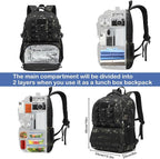 Laptop Lunch Backpack for Men - 40L Large Capacity Work Backpack - Image 3