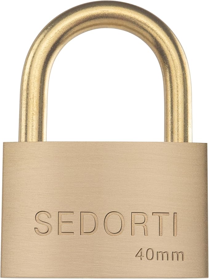 Weather Proof Lock, Keyed Alike Solid Brass Padlocks - Image 3