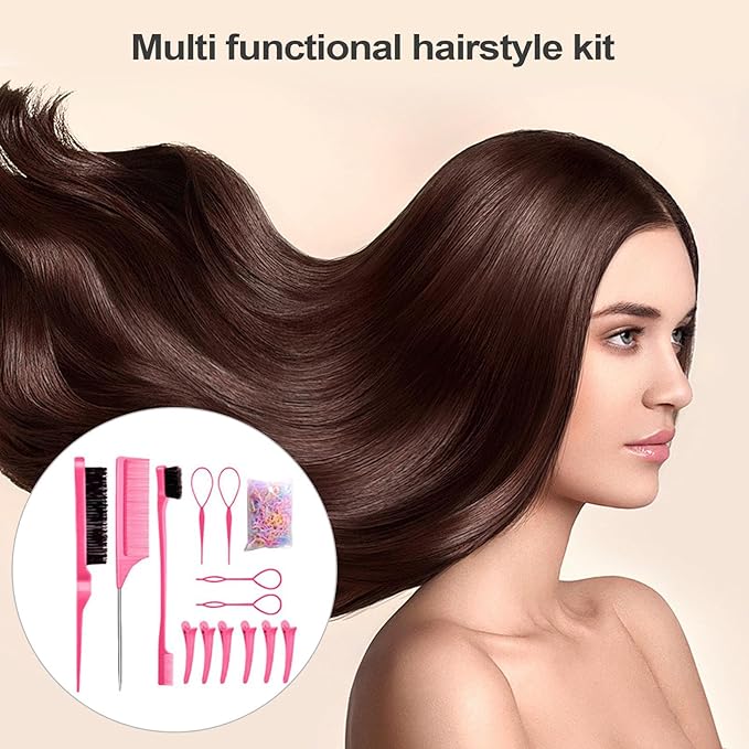 Hair Brush Set | Portable Lightweight Ergonomic Tools - Hair Styling Appliances,for Holiday Festival Salon Home Travel Wedding Bridal Spa Grooming Party Summer
