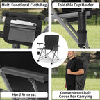 Oversized Camping Chair for Adults Heavy Duty, Heavy Duty Lawn Chair - Image 6