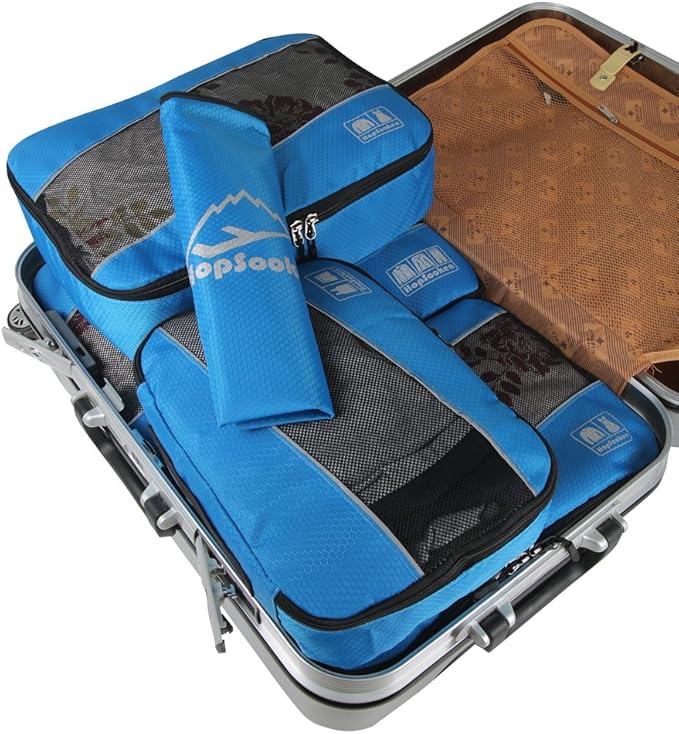 5 Set Packing Cubes for Travel Large Suitcase Luggage Organizer Bags Travel - Image 5
