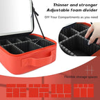 Makeup Bag with Led Mirror, Travel Makeup Organizer with 3 Color Setting - Image 3