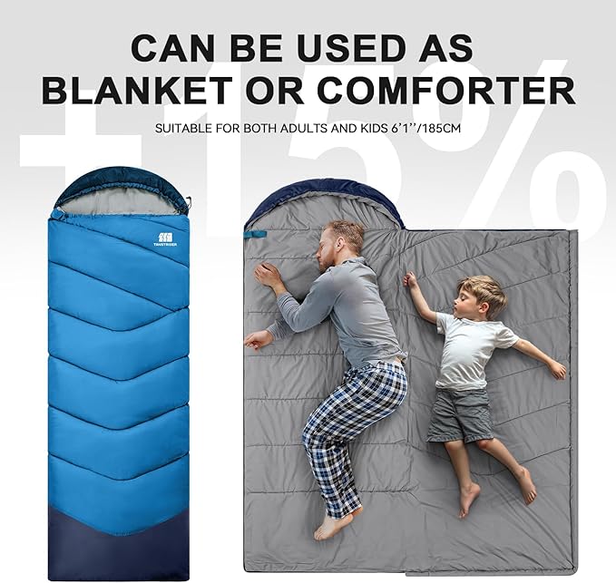 Sleeping Bags for Adults Cold Weather, Waterproof, Lightweight Sleeping Bag for - Image 5