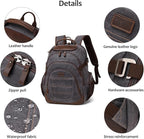 Travel Laptop Backpack 17.3 inch XL Computer Backpack - Image 5