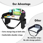 Kids Travel Tray for Car Seat, Toddler Road Trip Essentials - Image 3