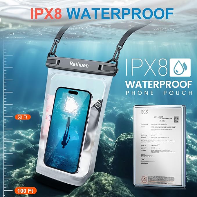 Large Floating Waterproof Phone Pouch, Float Water Proof Bag - Image 4