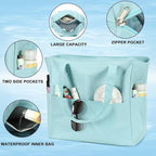 LEDAOU Beach Bag Waterproof Sandproof Women Tote Bag Pool Bag - Image 6