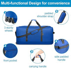 Finnhomy 120L Foldable Rolling Duffel Bag - Image 4