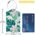 2 Pack Tropical Flowers Luggage Tag - Image 2