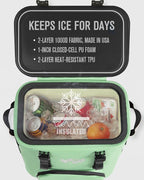 Magnetic Soft Cooler, Zipperless Soft Sided Cooler Bag - Image 4
