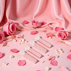 4Pcs Pink Hair Rollers with Clip Volumizing Bangs Curler DIY Styling Accessories Tool Portable Self Grip Volume Hair Root Clips Hair Rollers Styling Tools and Appliances
