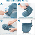 2Pack Inflatable Travel Neck Pillow - Image 7
