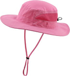 Connectyle Women's UPF 50+ Sun Hat UV Protection Wide Brim Bucket Hat Summer by Connectyle