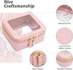Aveniee Small Clear Makeup Bag, Mini Travel Toiletry Organizer TSA Approved - Image 2