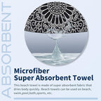 2 Pack Lightweight Thin Beach Towel Oversized 71"x32" Big Extra Large - Image 6