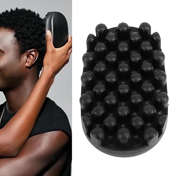 Rubber Curling Hair Brush : Twist King Sponge for Afro Hair, Ideal Durable Washable Sponges Curls Tool (Small Tooth)
