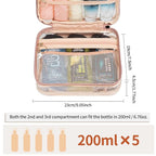 CUBETASTIC Clear Makeup Bag for Women, Transparent Cosmetic Organizer Case for - Image 3