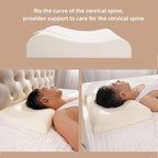 Ultra Thin Nature Latex Foam Pillow-Bouncy Yet Sturdy Soft and Supportive，Ultra - Image 2