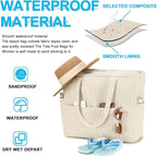 Beach Pool Bags Tote for Women Ladies Large Gym Tote Carry On Bag - Image 3