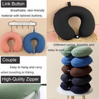 Travel Neck Pillow Cover, Neck Pillow Case - Image 5