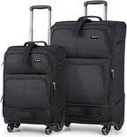 Hanke Luggage Sets 2 Piece Softside Expandable Luggage by Hanke