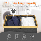 Lifewit 120L Double Laundry Hamper - Image 2