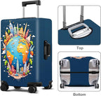 Luggage Cover Washable Suitcase Protector Anti-Scratch, Stretchable Fit - Image 3