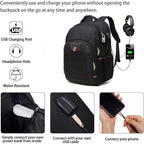 Laptop Backpack for Men, Large Anti-Theft Business Travel Backpack - Image 3