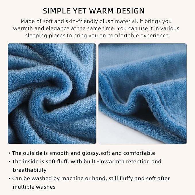 Melissa Large Travel Blanket and Inflatable Pillow Set - Image 9